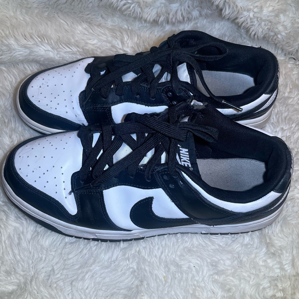 Nike low panda men’s Black and White Athletic sneakers size 9 - Picture 6 of 8